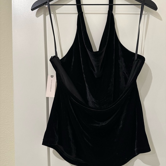 Anthropologie Cowl Neck Velvet Top Size XL NWT - Picture 6 of 6